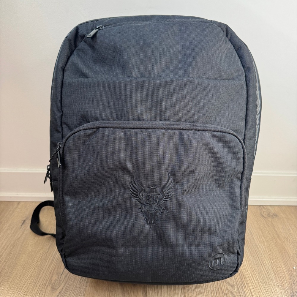 TravisMathew 1st Class Travel Backpack Black Laptop Bag Ripstop EUC 88 Tactical